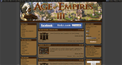 Desktop Screenshot of aoe3.vokr.com
